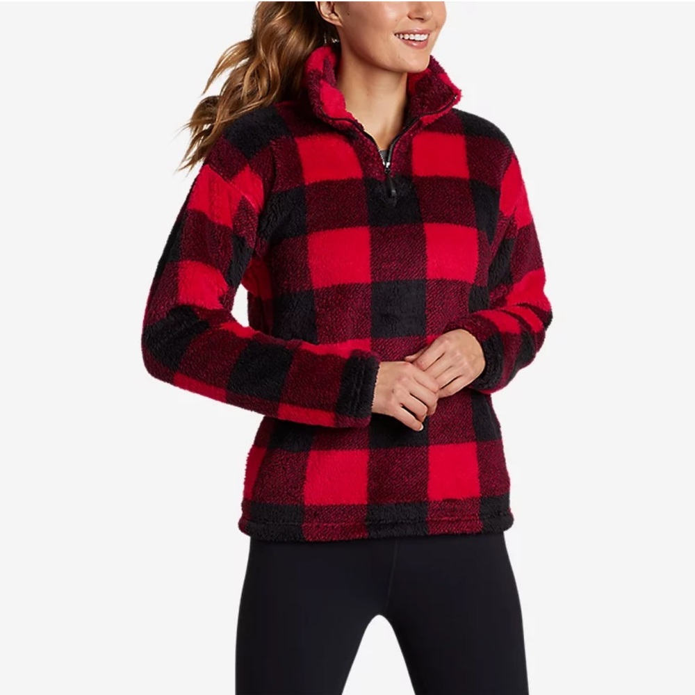 Eddie Bauer Women’s Fireside Sherpa 1/4 Zip Fleece